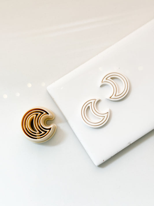 Extruded Moon Clay Cutter