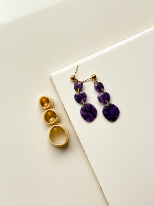 Triple Pebbles Clay Cutter - Auto Drill Guides