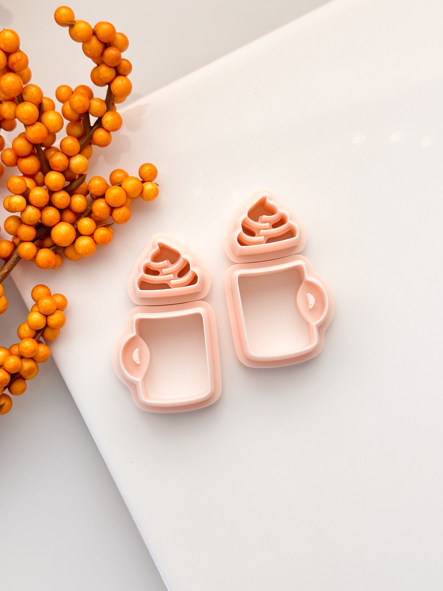 Mugs + Whipped Cream Clay Cutter Set
