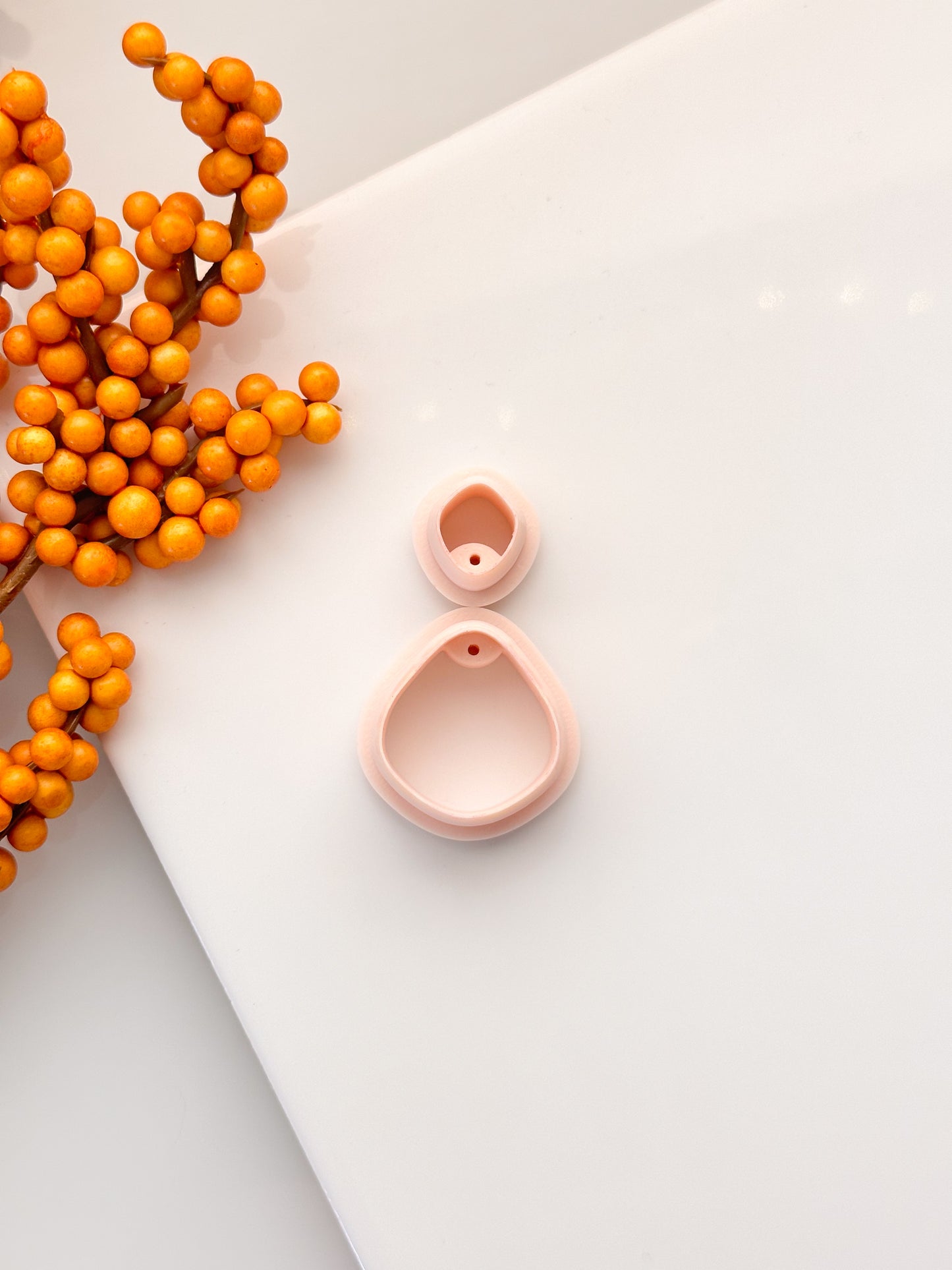 Fall Dangle Clay Cutter Set - Drill Guides