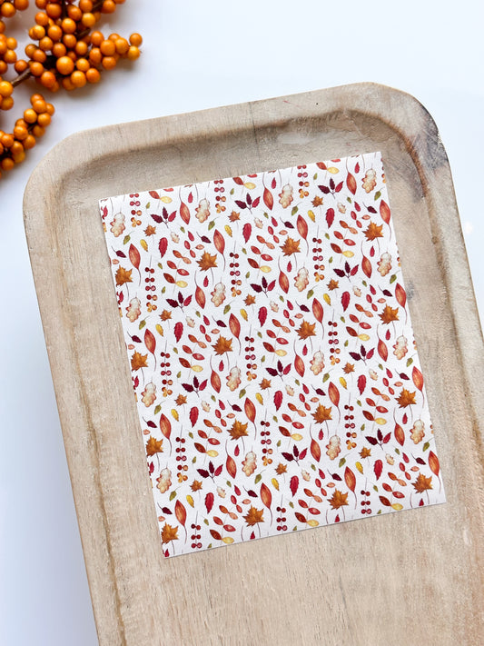 Fall No. 30 Transfer Sheet