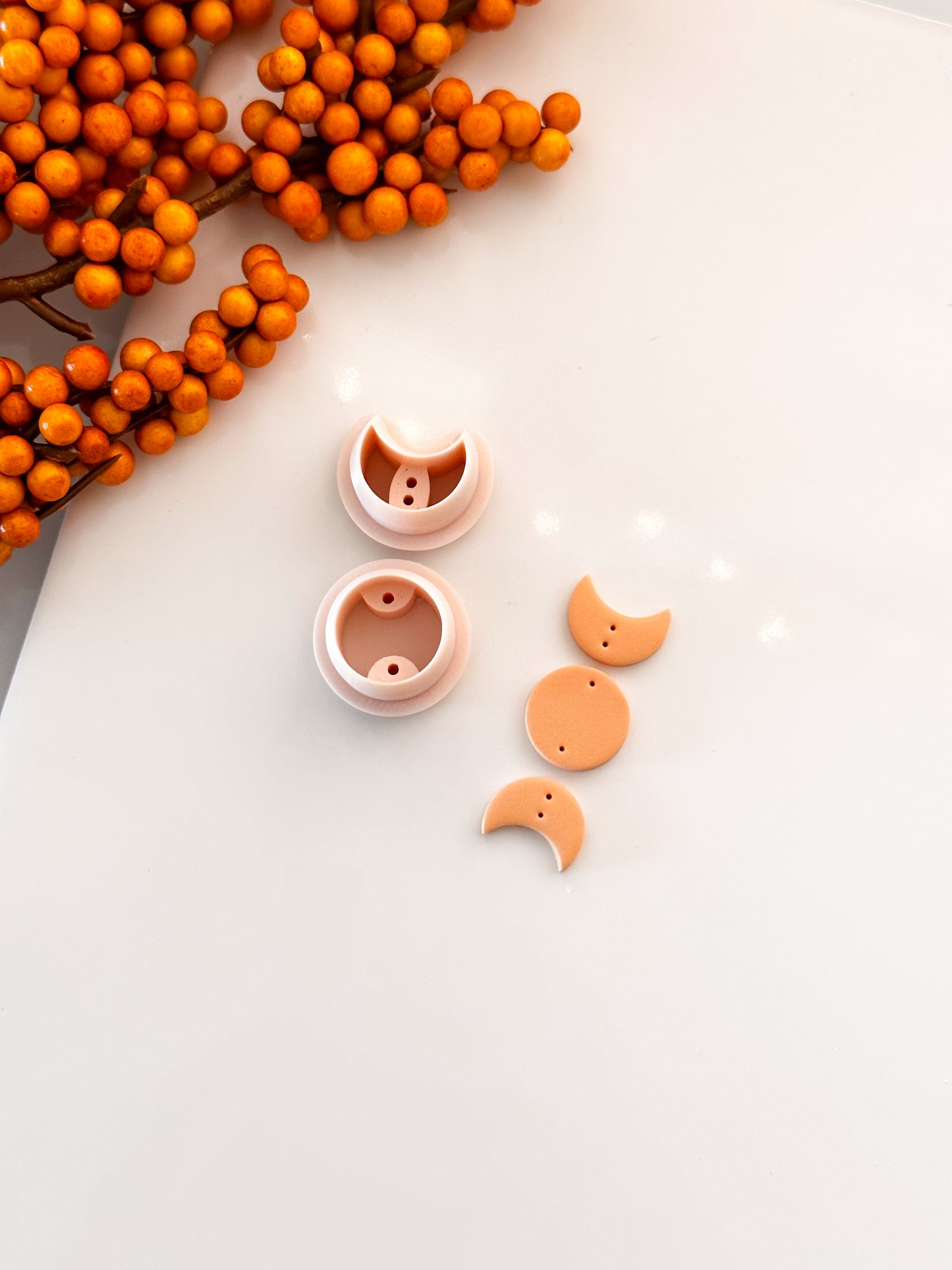 Ensemble de coupe-argile Little Moon Phases - Guides de perçage
