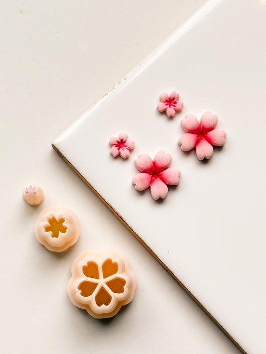 Mini Cherry Blossoms Clay Cutter Set