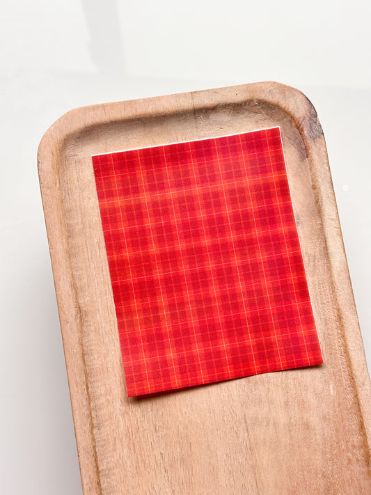 Feuille de transfert Plaid Cozy Halloween 2