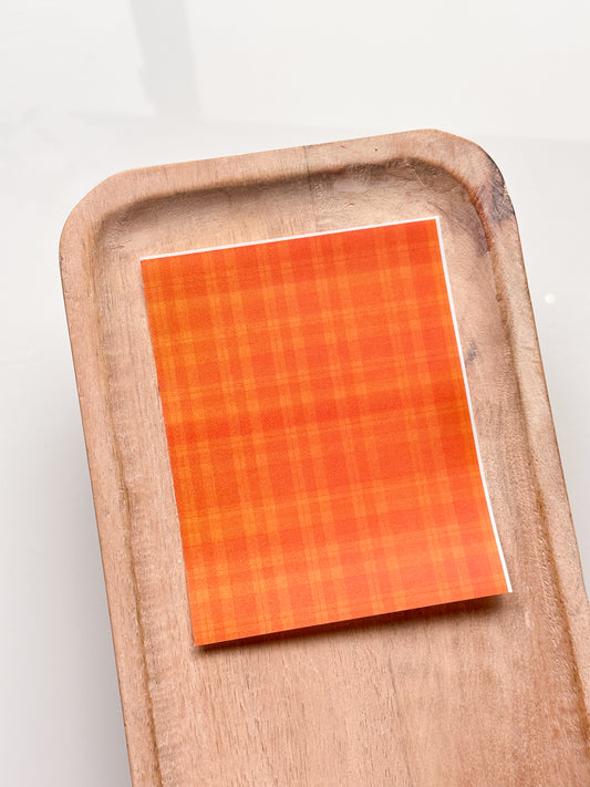 Feuille de transfert Plaid Cozy Halloween 3