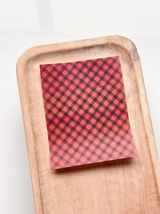 Feuille de transfert Plaid Cozy Halloween 5