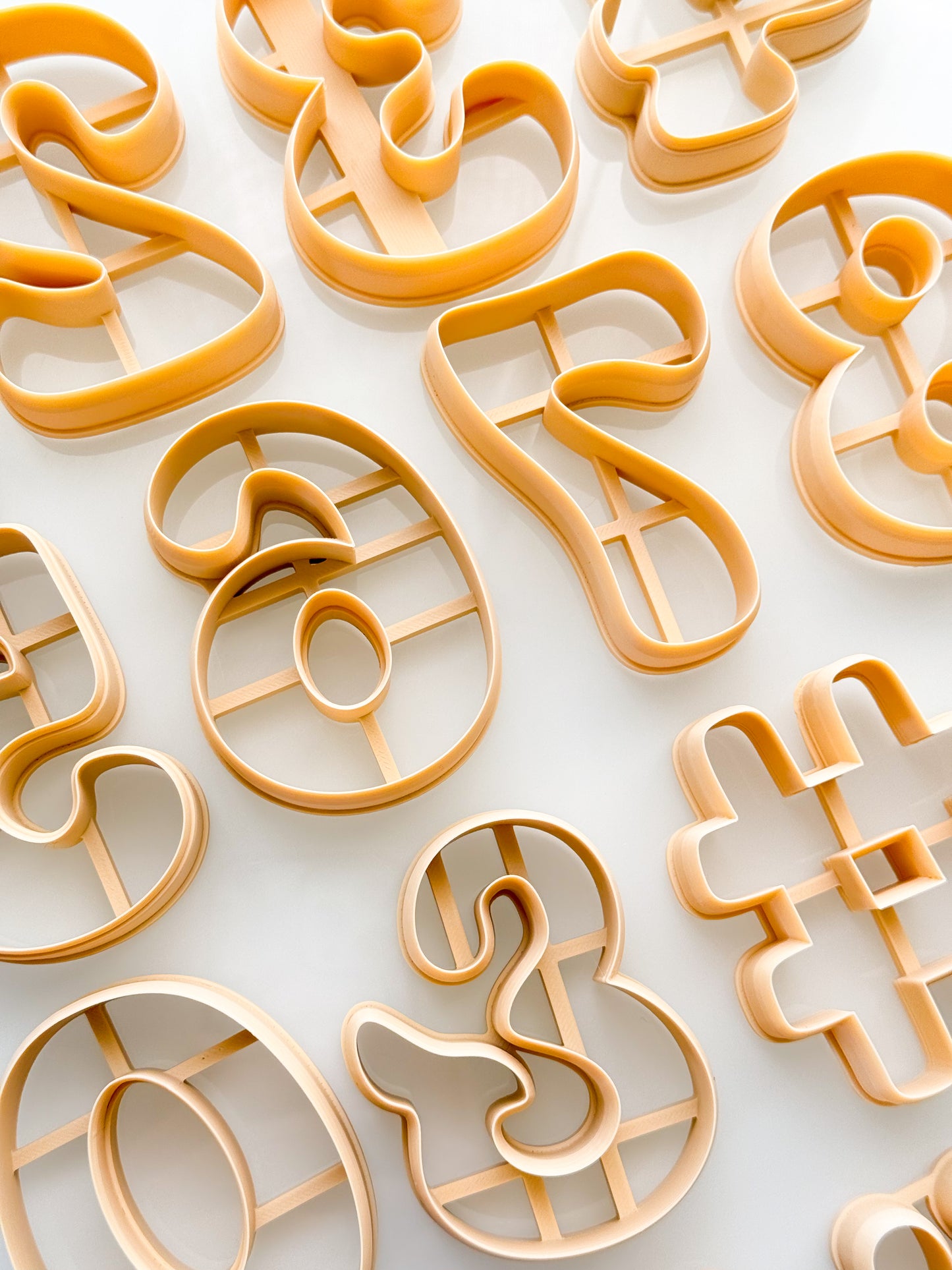 Bubble Numbers And Symbols For Polymer Clay Pottery Ceramics Clay Cutters
