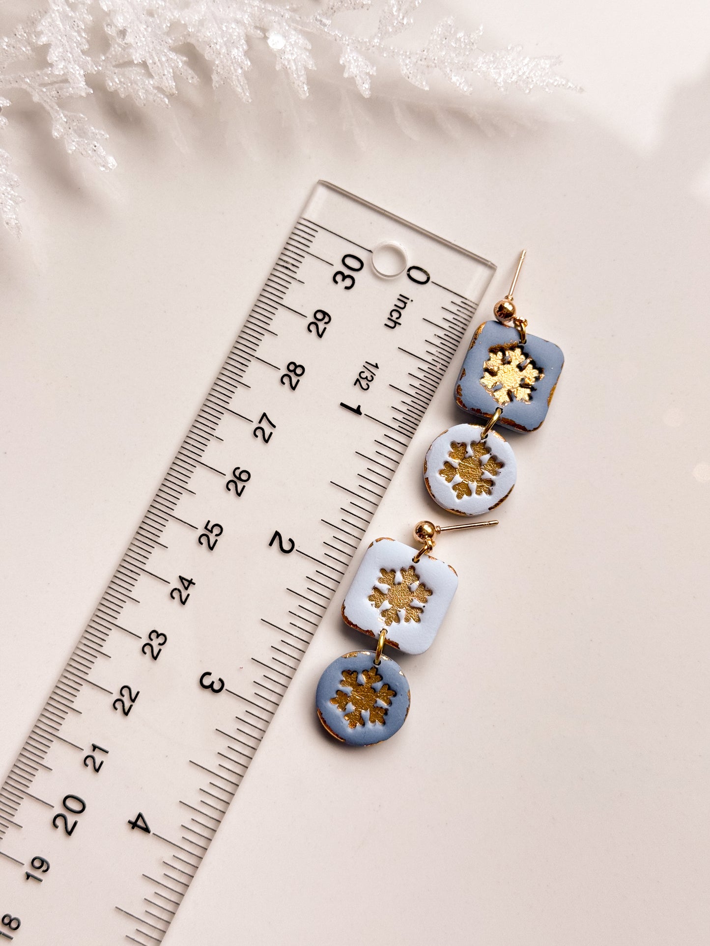 Snowflake Dangle Clay Cutter Set