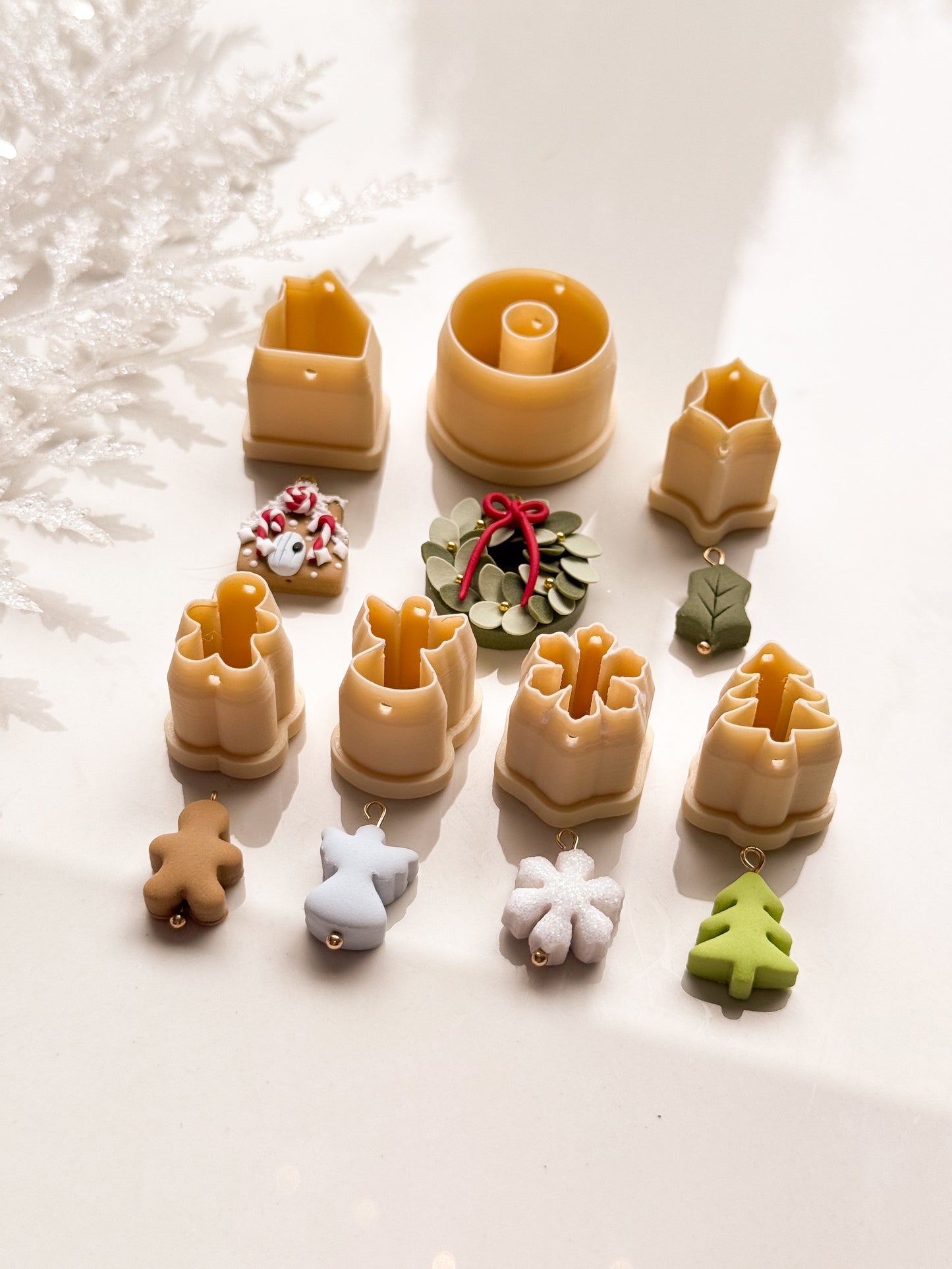 Winter Bead Clay Cutters Extra Tall Drill Guides