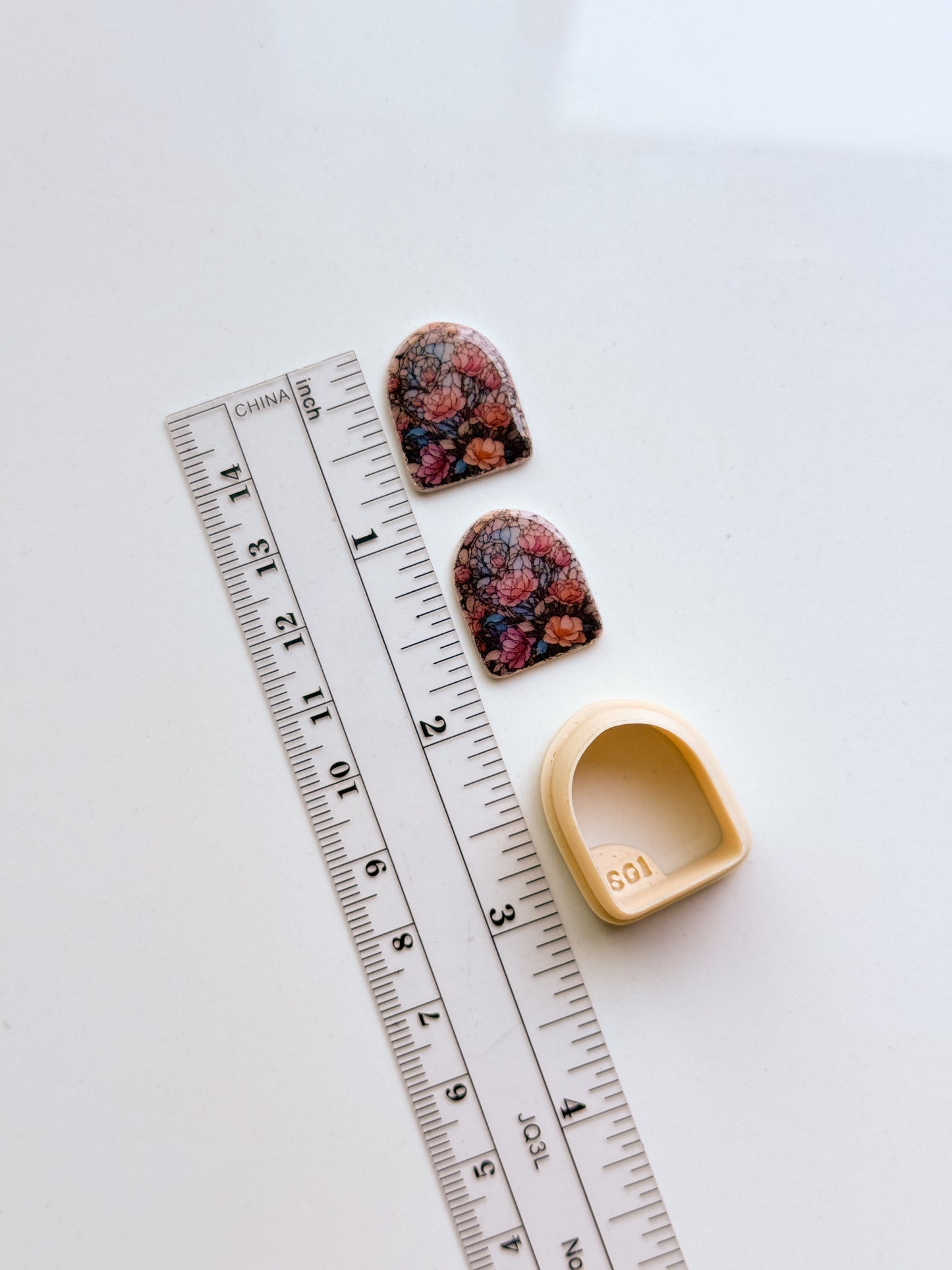 Stained Glass Flowers Transfer + Clay Cutter Combo