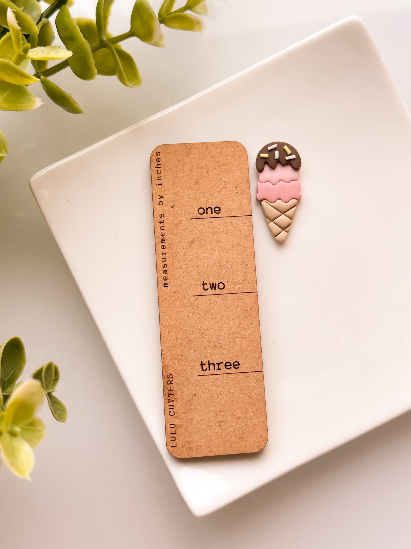 Ice Cream Double Scoop Clay Cutter Set