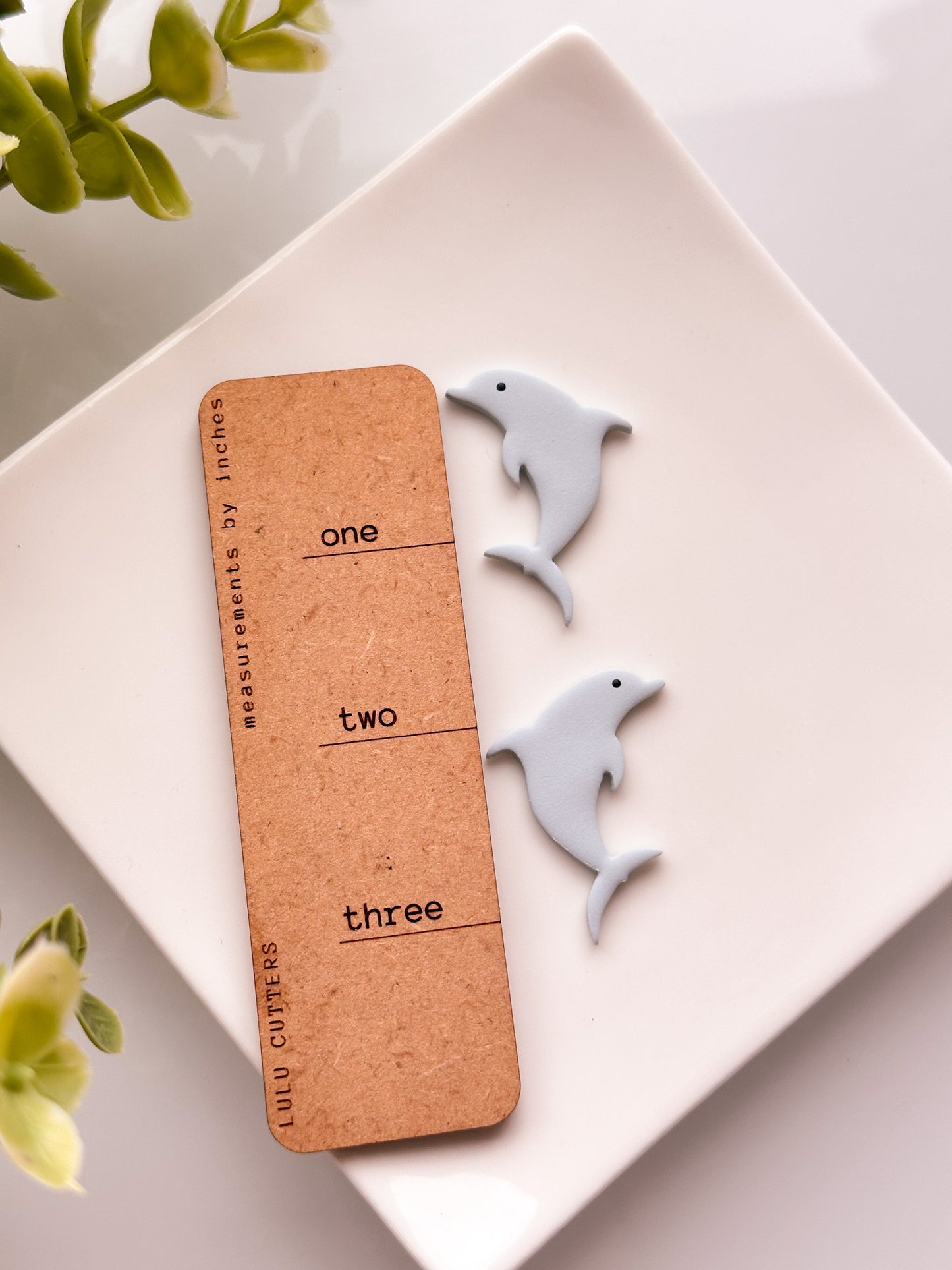 Dolphins Mirrored Clay Cutter Set