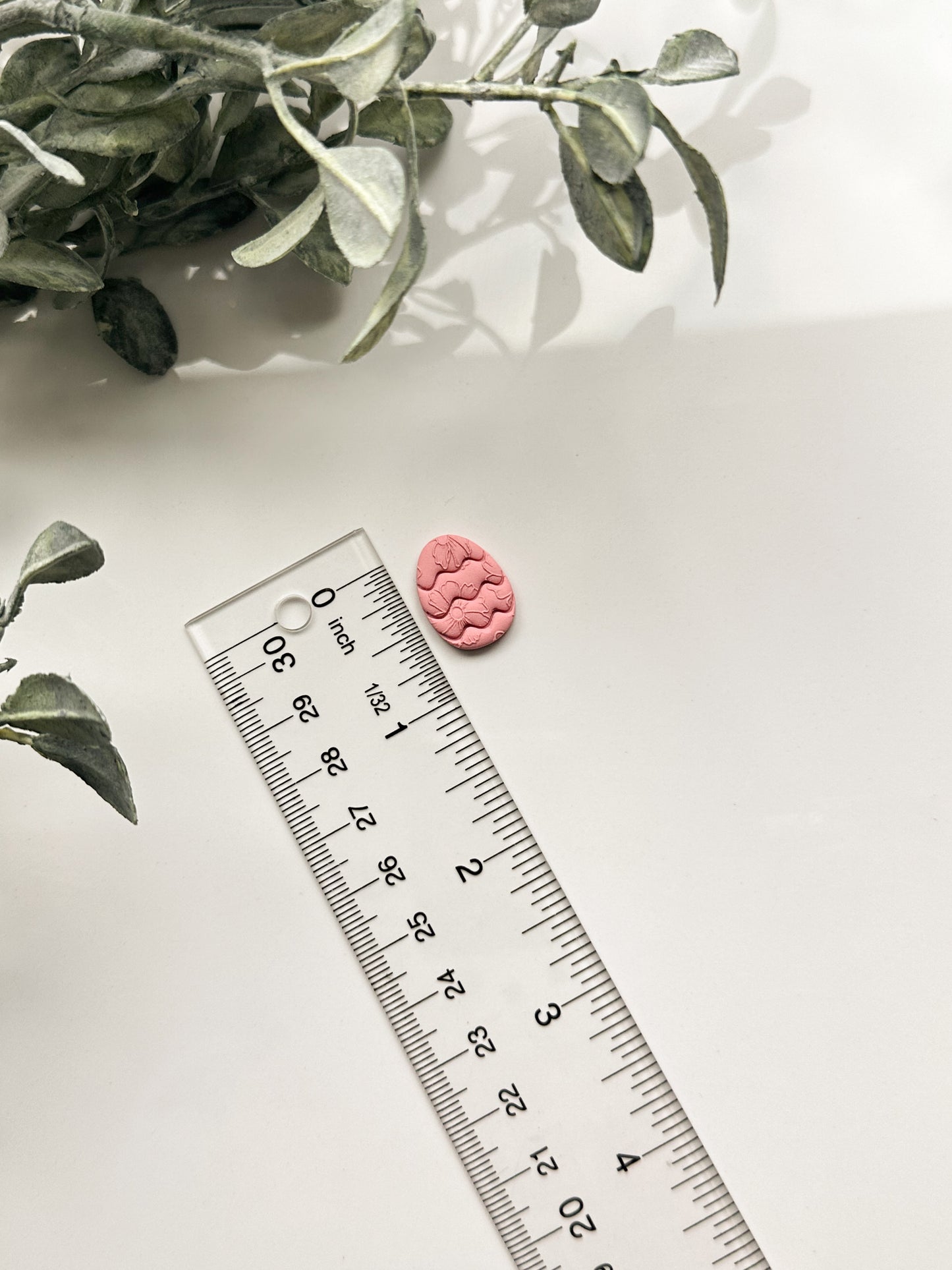 Little Squiggly Easter Egg Embossed Clay Cutter