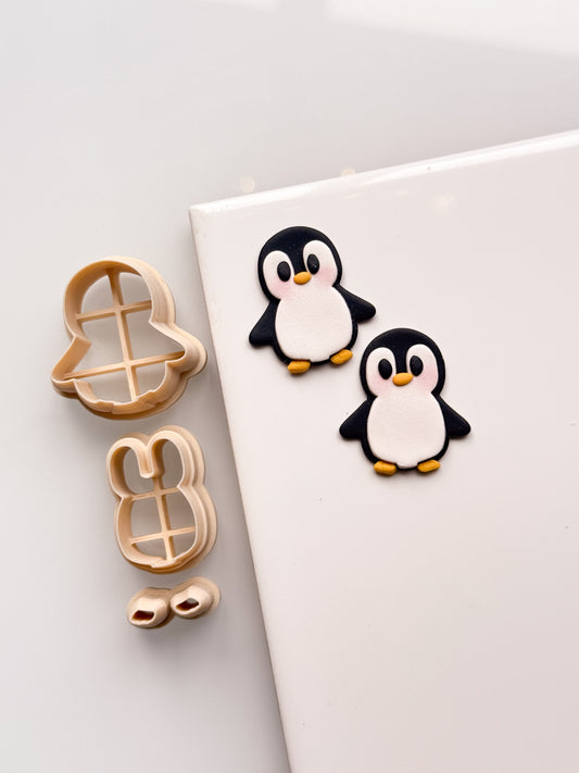 Cute Penguin Builder Clay Cutter Set