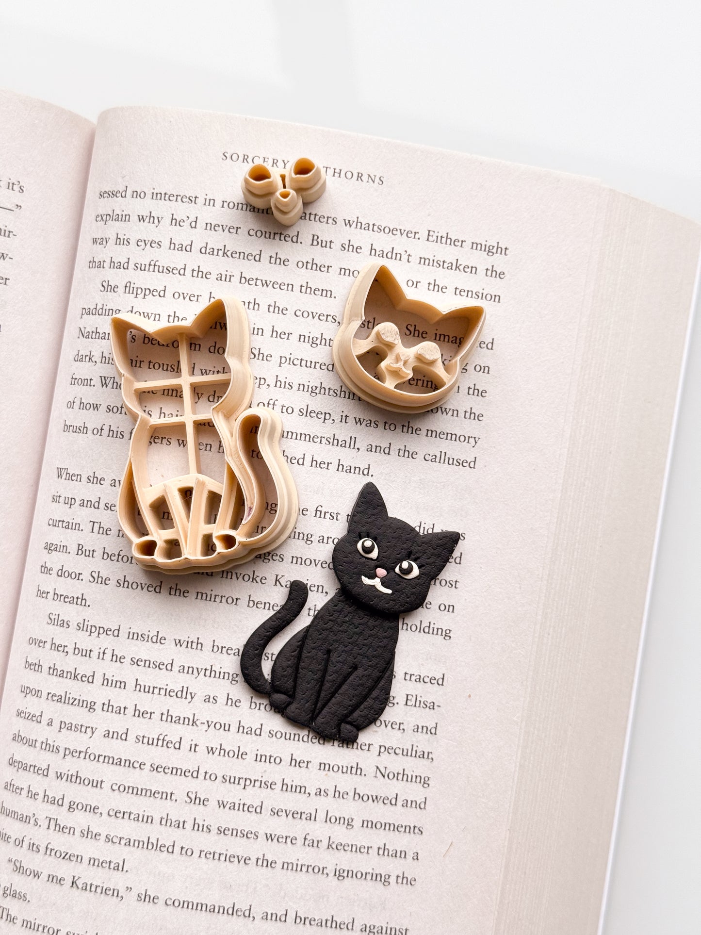 Cat Stacked Bookmark Clay Cutter Set