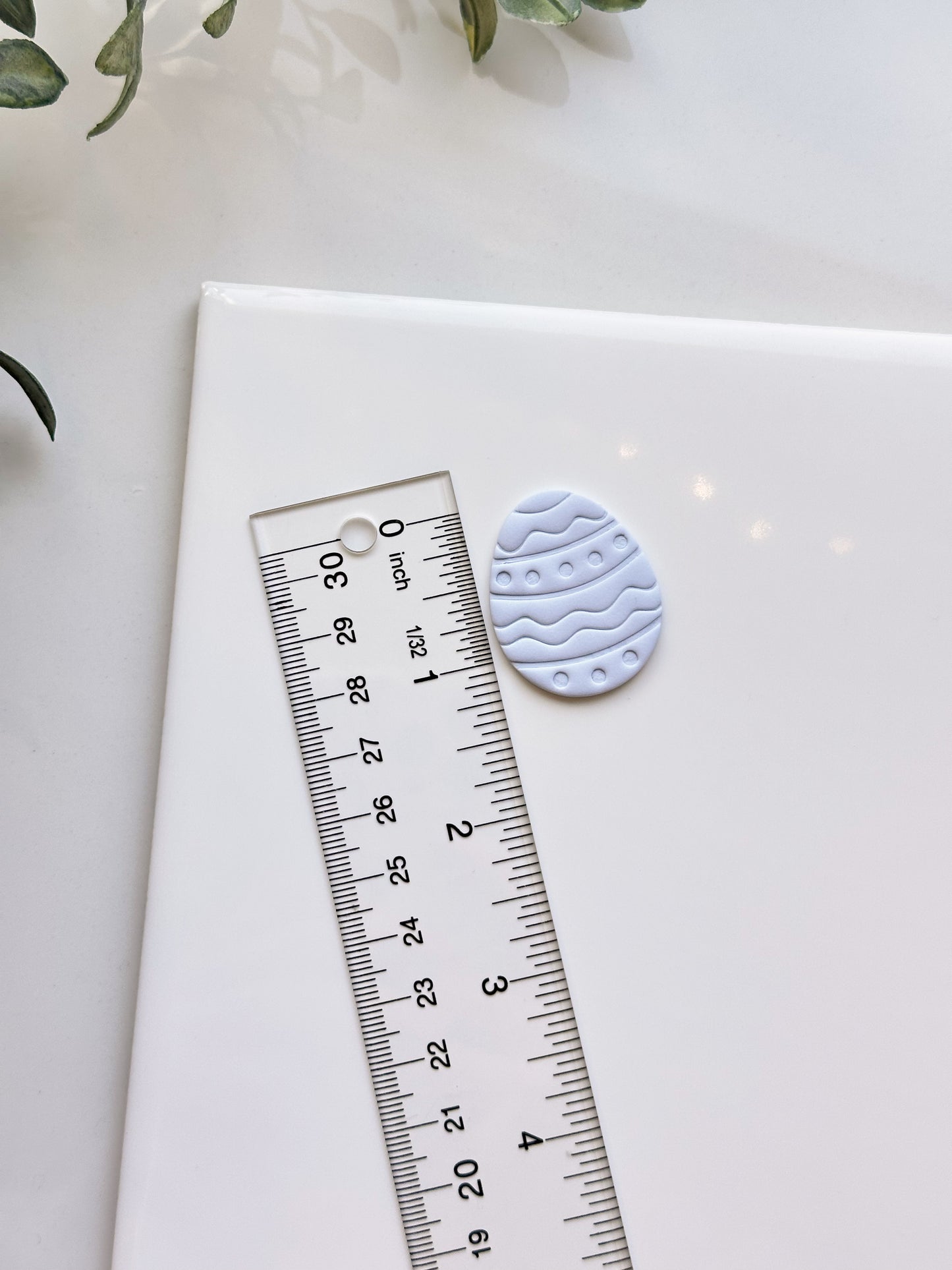 Easter Egg Embossed Clay Cutter