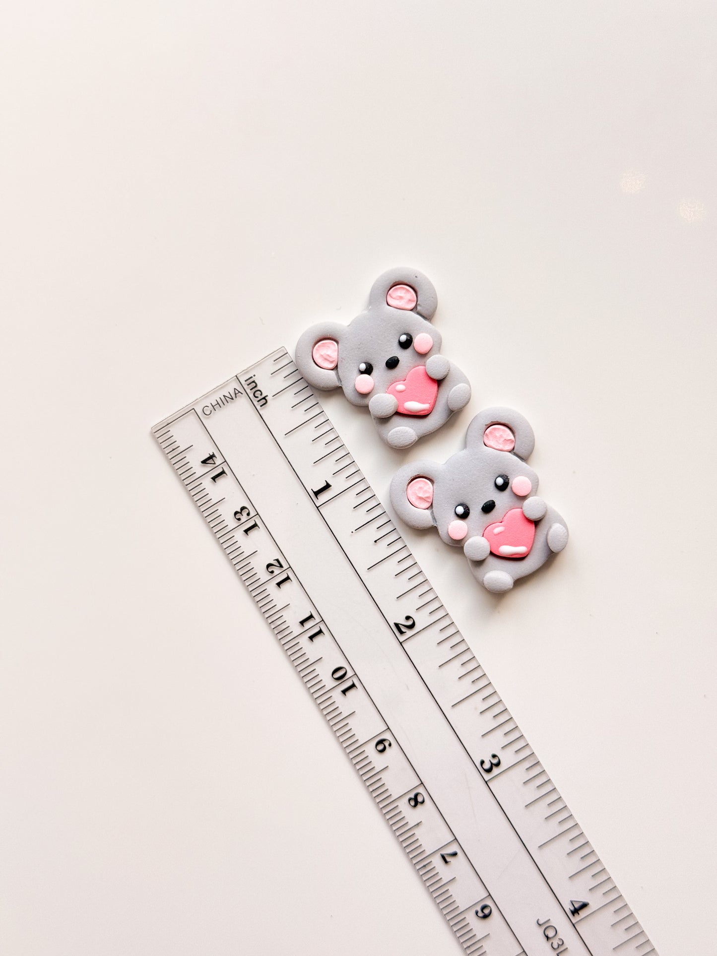 Mouse Holding A Heart Clay Cutter Set