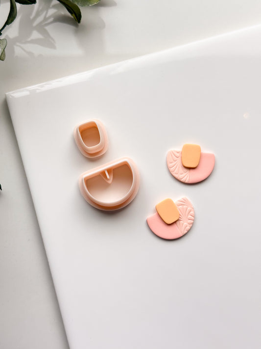 Layered Duo Clay Cutter Set - With Guide