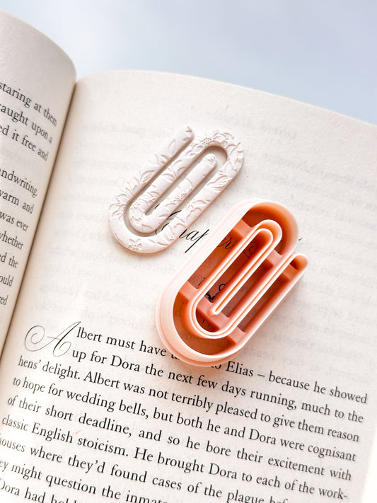 Mini Paperclip Bookmark Clay Cutter