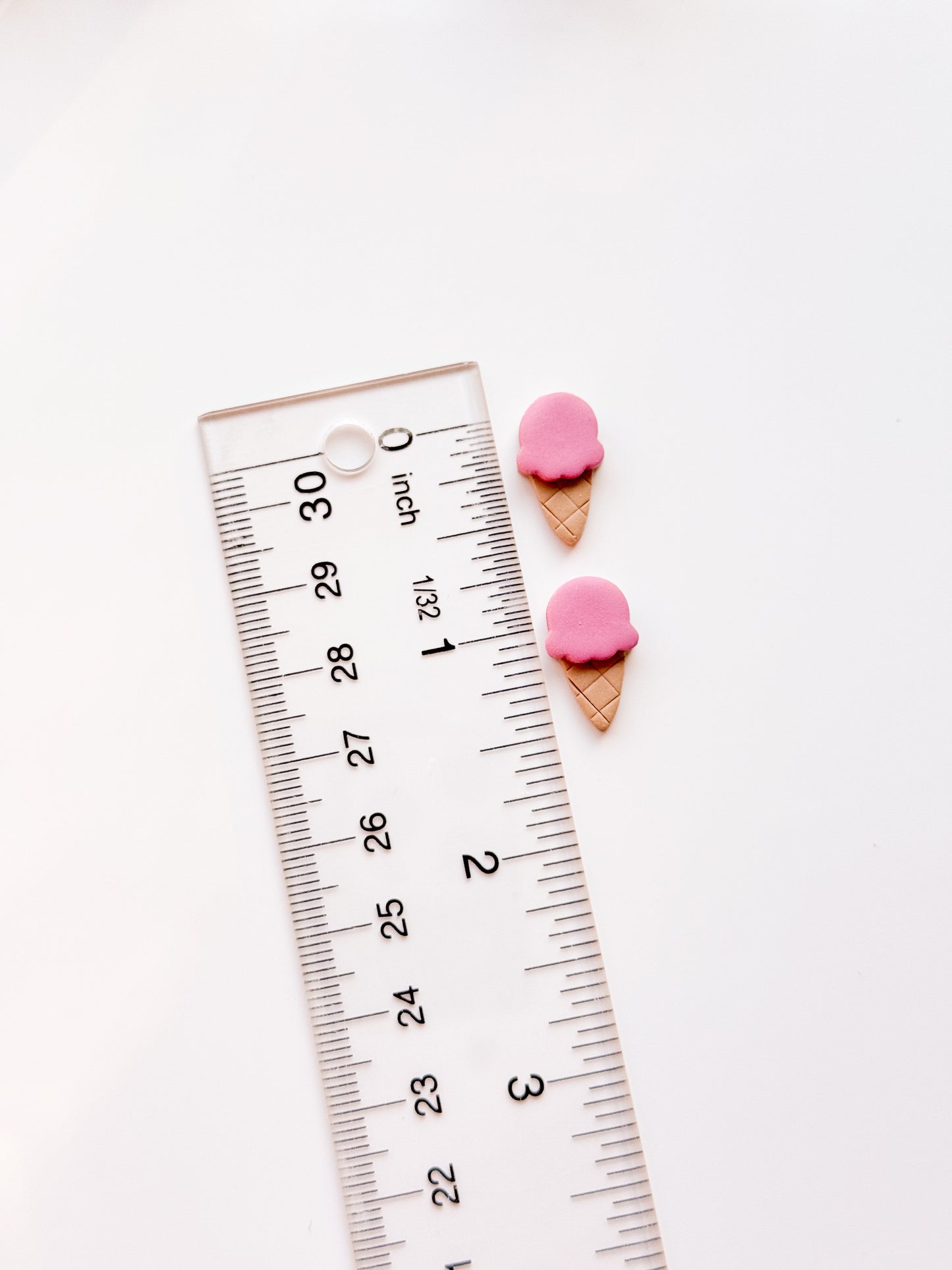 Ice Cream Cone Studs Clay Cutter Set