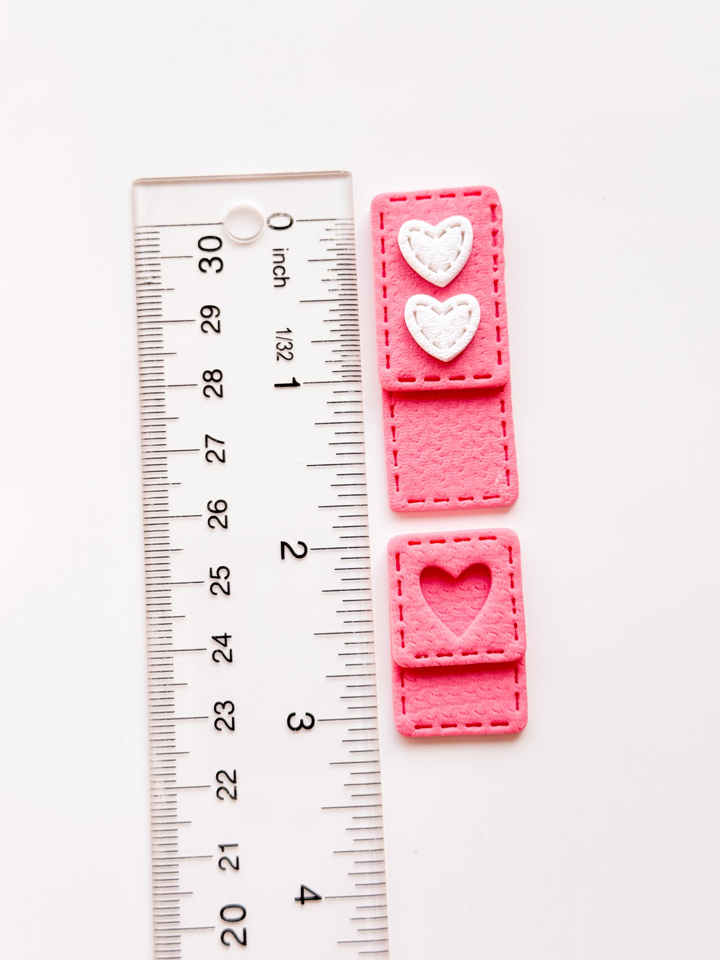 Stitched Rectangle Stacked Bookmark Clay Cutters