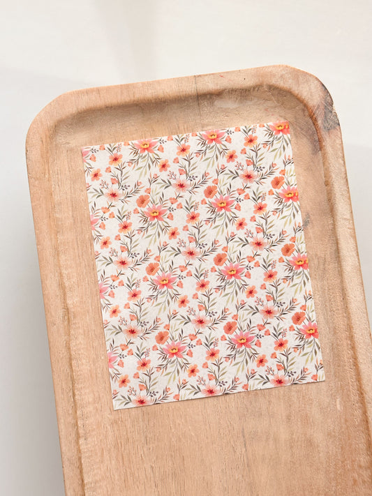 Florals 33 Transfer Sheet