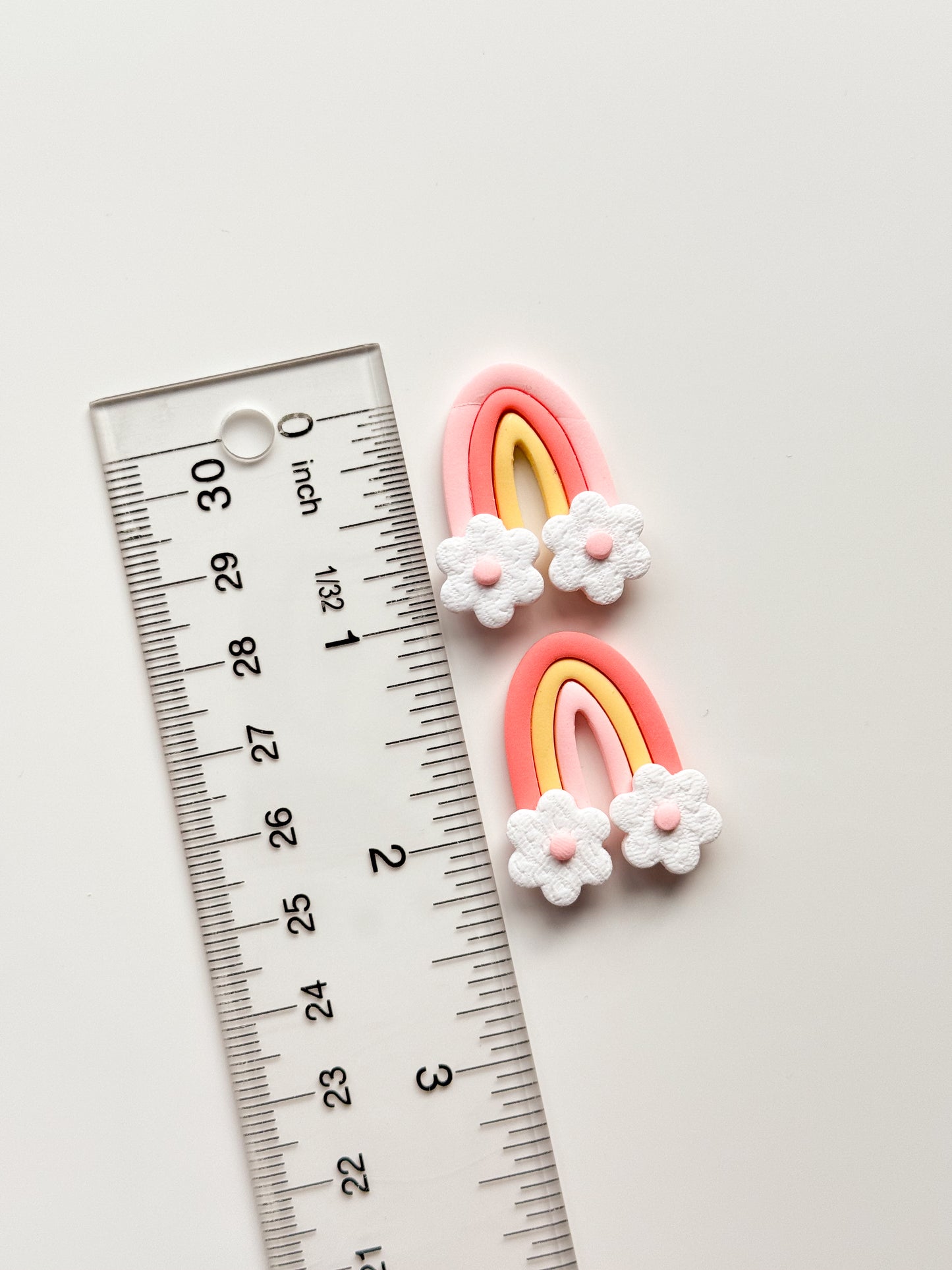 Rainbow Strips Cut Out + Flower Clay Cutter Set