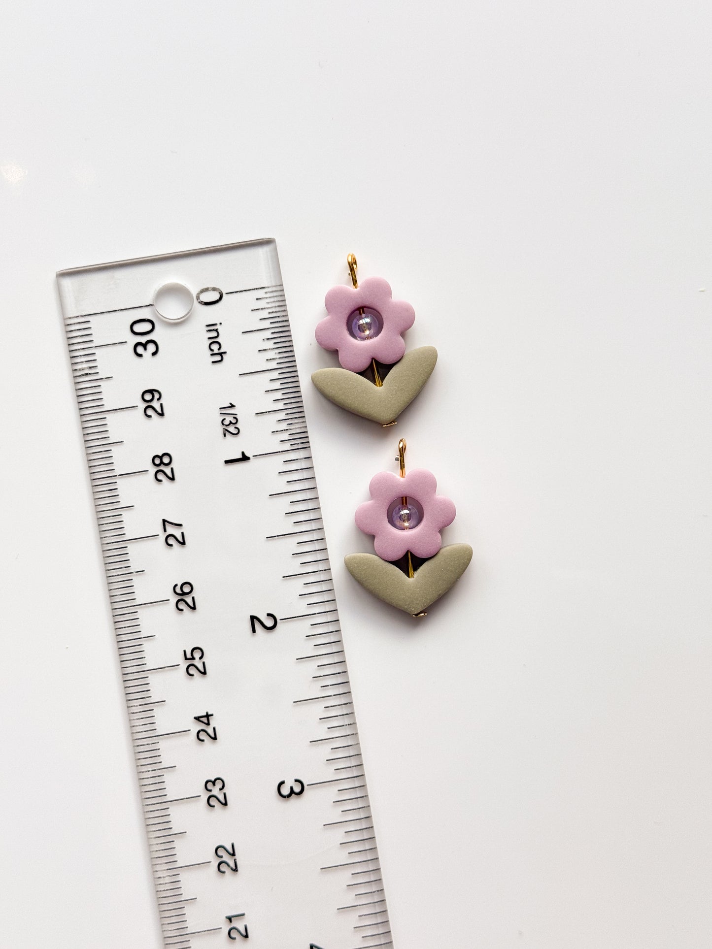Flower + Double Leaf Beads Clay Cutter Set