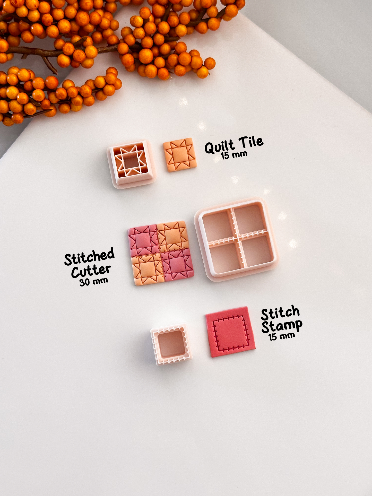 Quilt Clay Cutter Set
