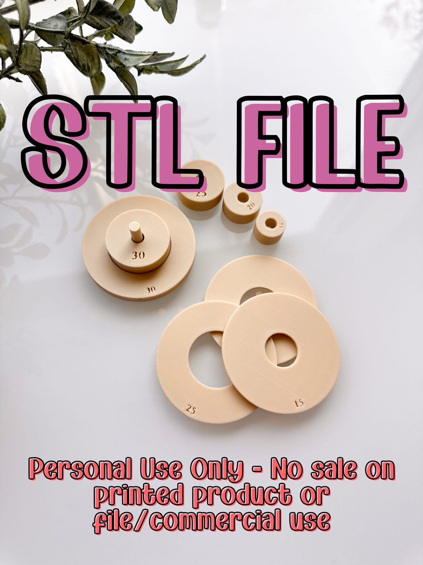 STL FILE LC Hoop Guides