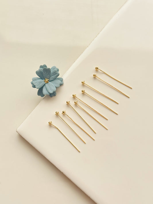 Flower Center No. 3 18k Gold Plated (10 PCS)