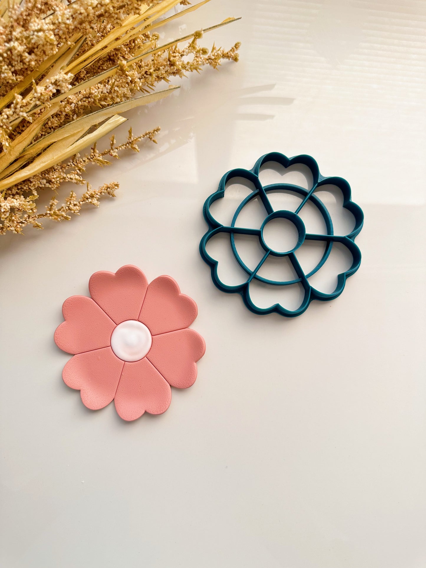 Flower Trinket Dish Clay Cutter