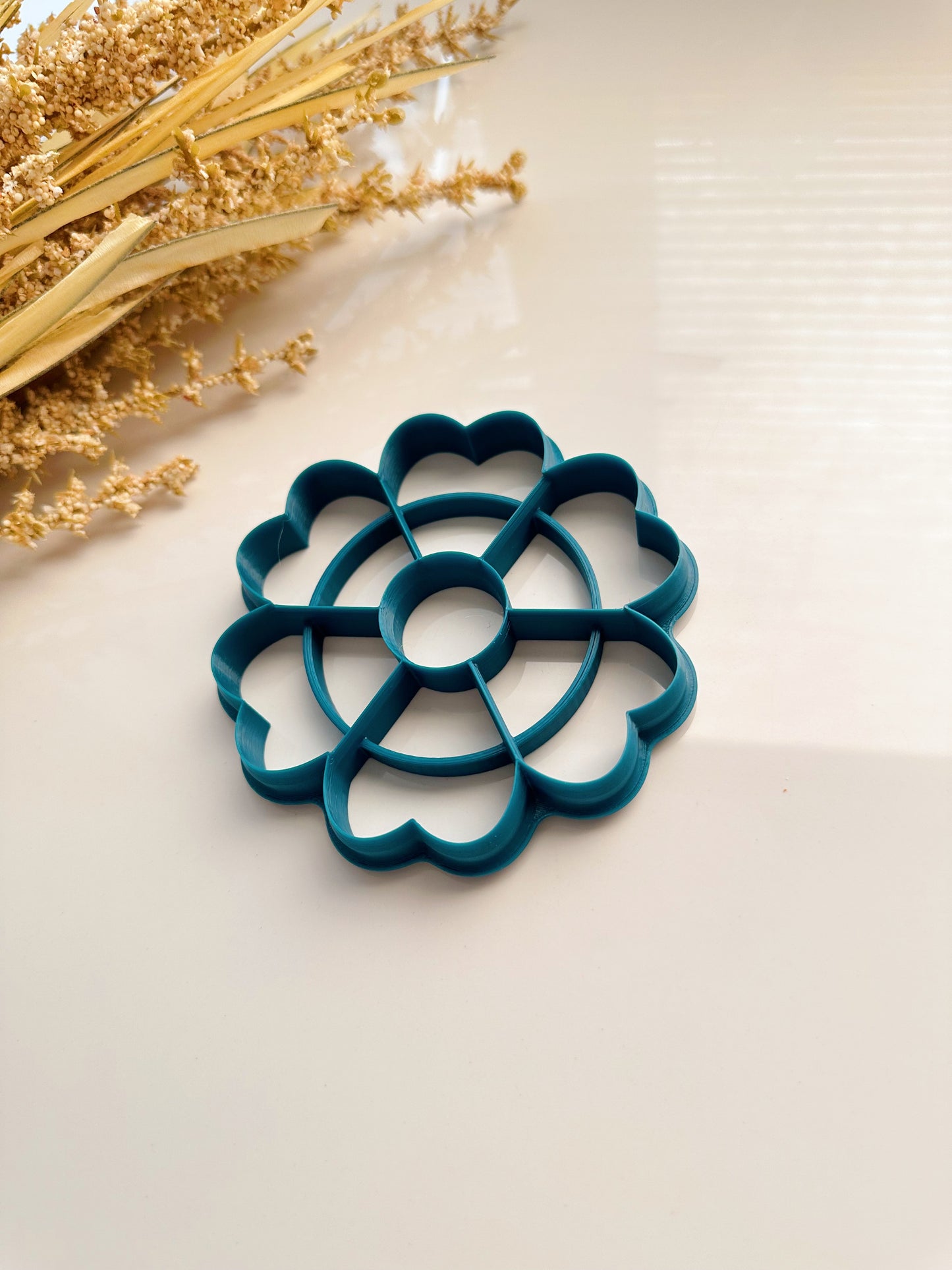 Flower Trinket Dish Clay Cutter