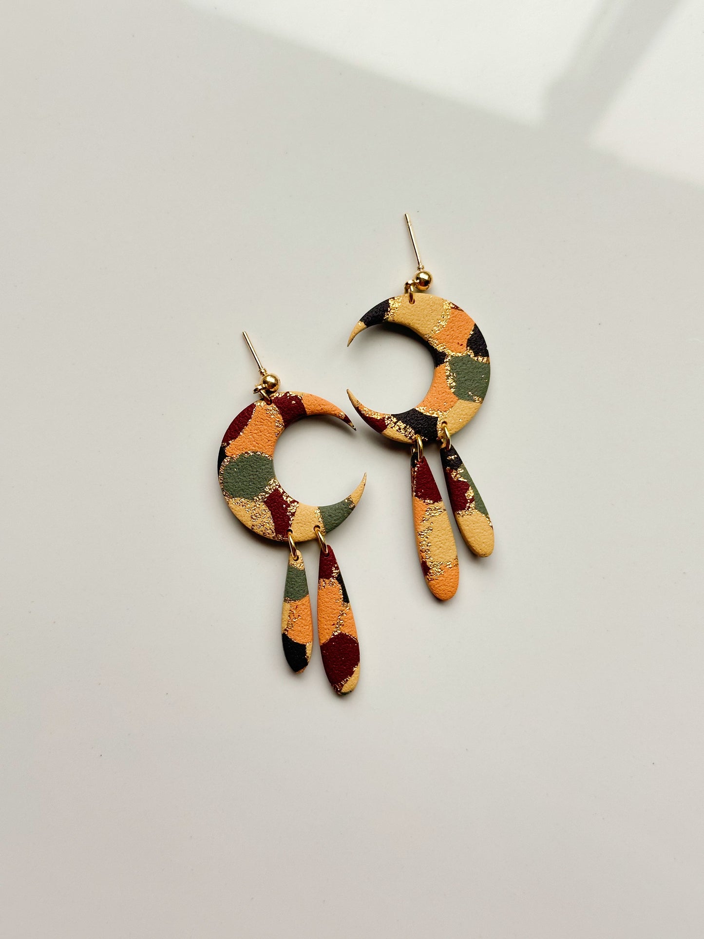 Crescent Trio Dangle Clay Cutter