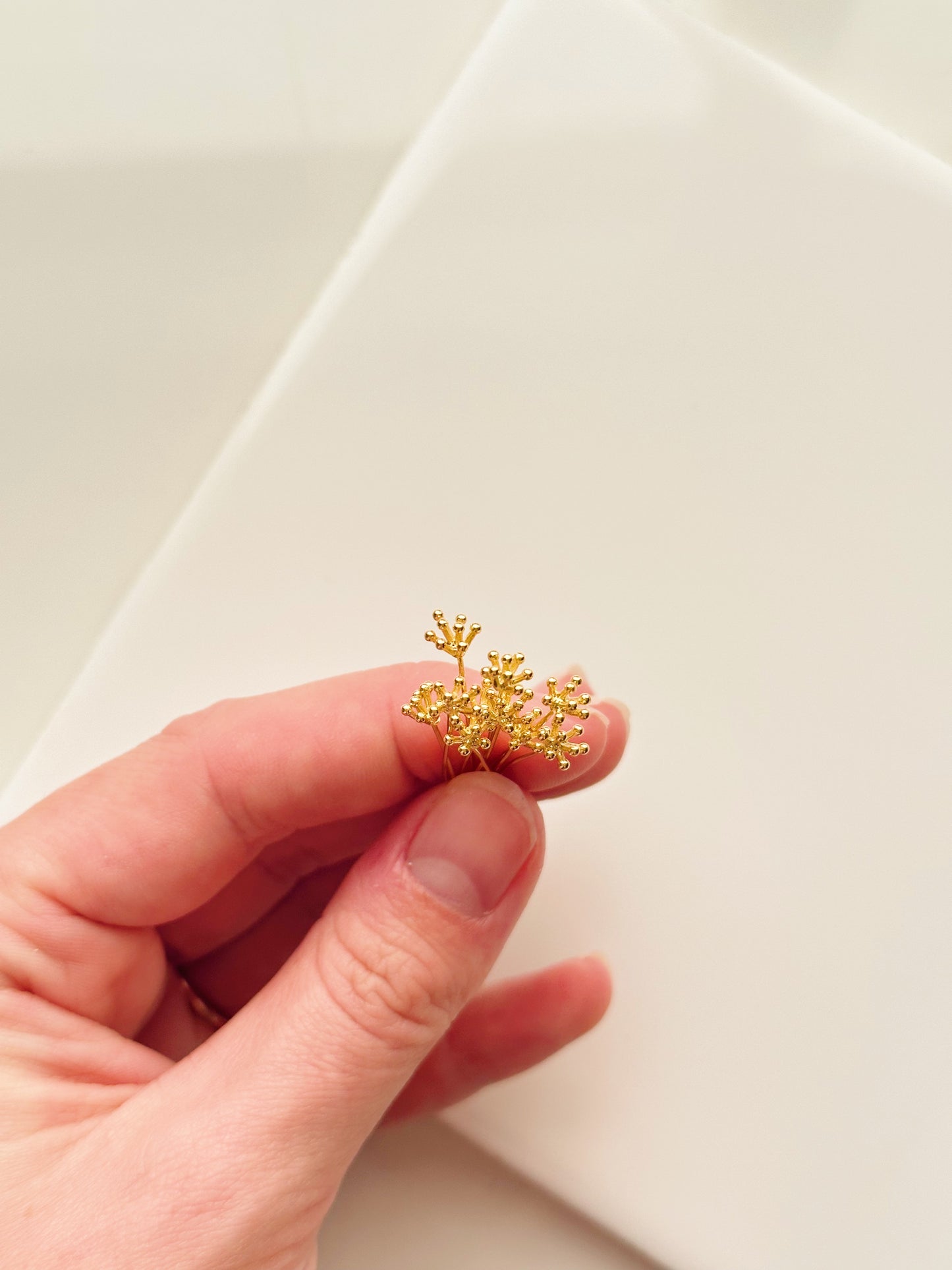 Flower Center No. 2 18k Gold Plated (10 PCS)