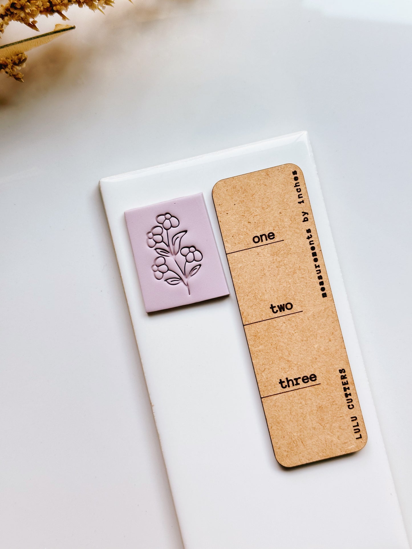 Floral Stamp (1) (Resin Printed)