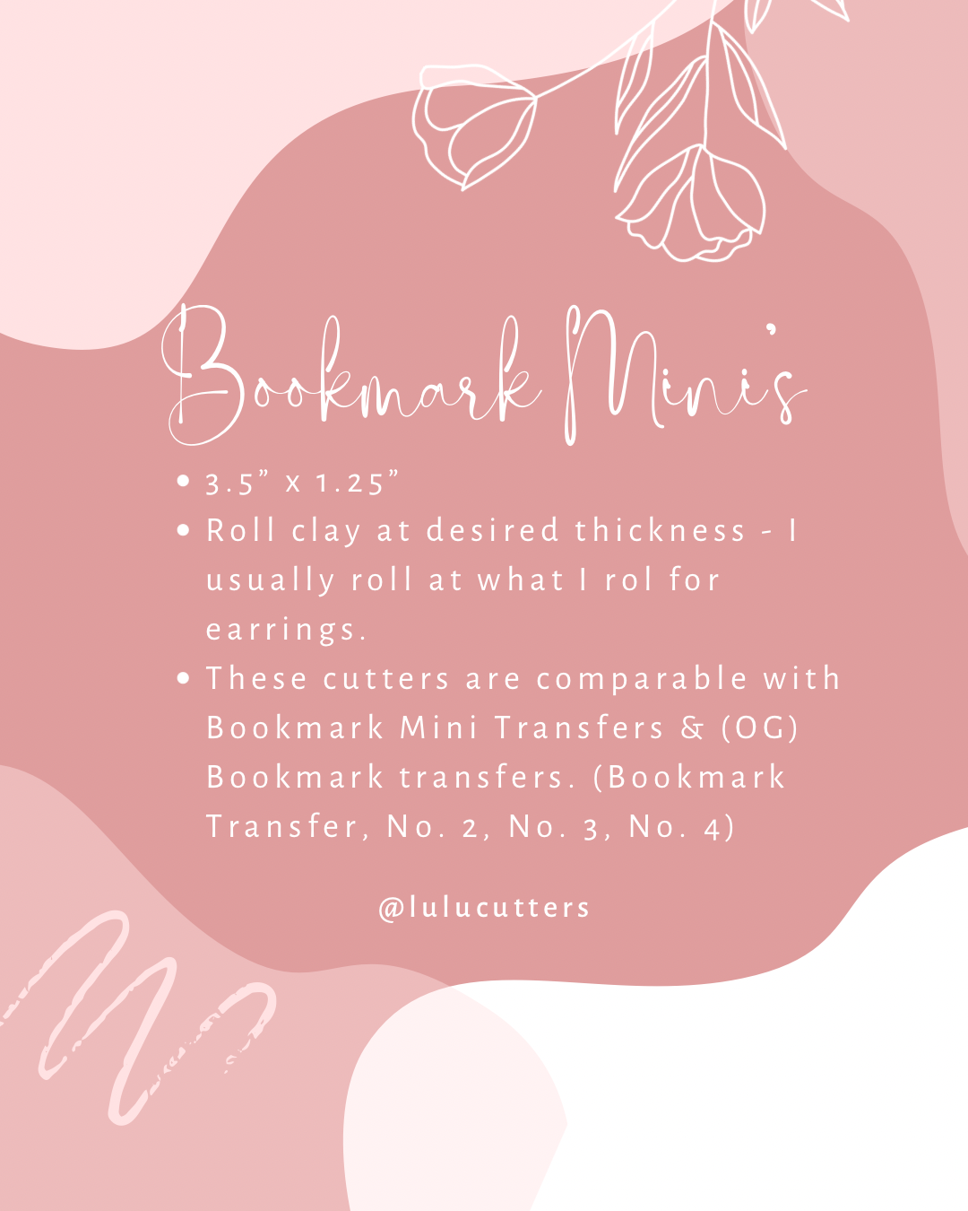 Bookmark Mini Clay Cutter