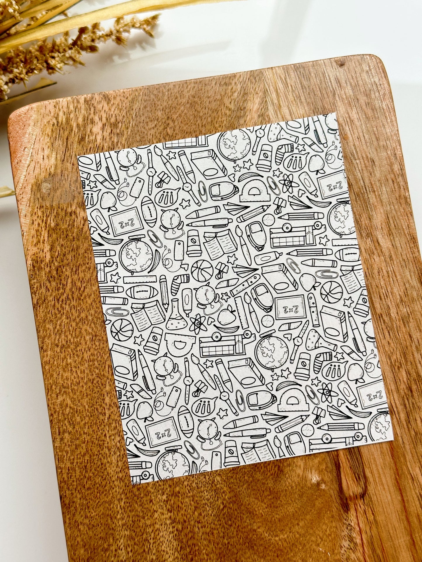 Back to School No. 2 Transfer Sheet