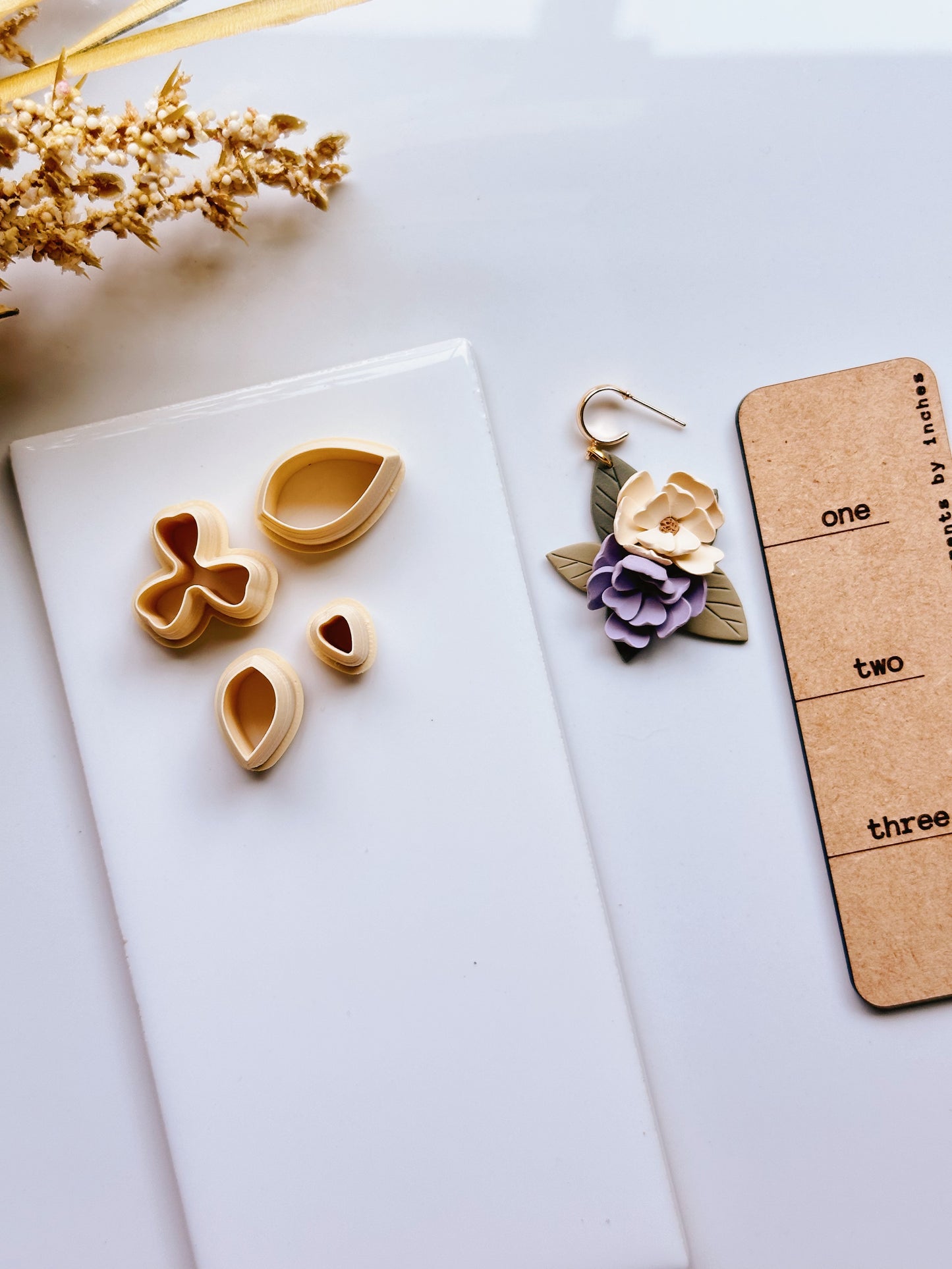 Flower + Leaf Builder Clay Cutter Set