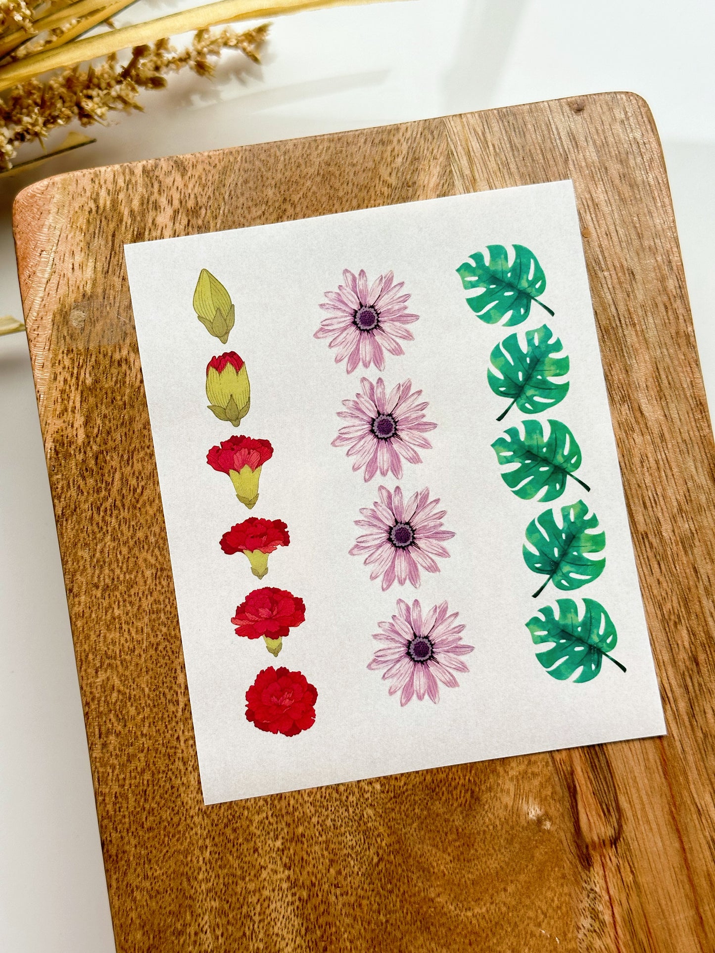 Feuille de transfert pour marque-page n° 5