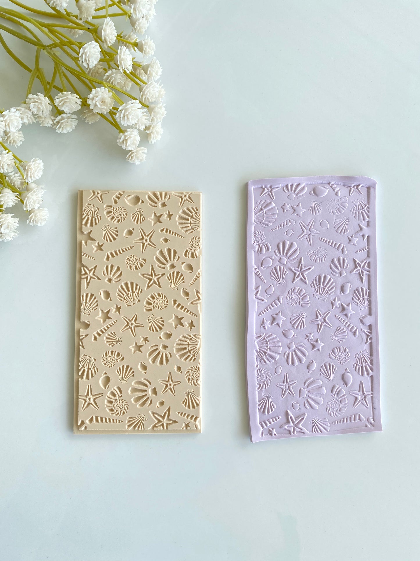 Seashells Texture Mat