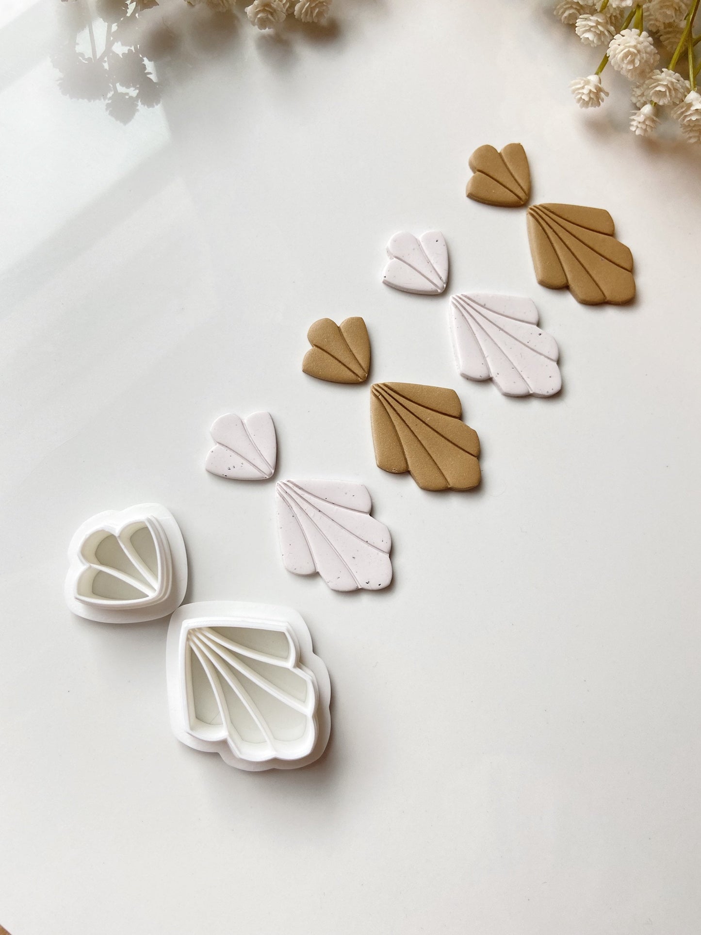 Evie | Embossed 2 Set Clay Cutters