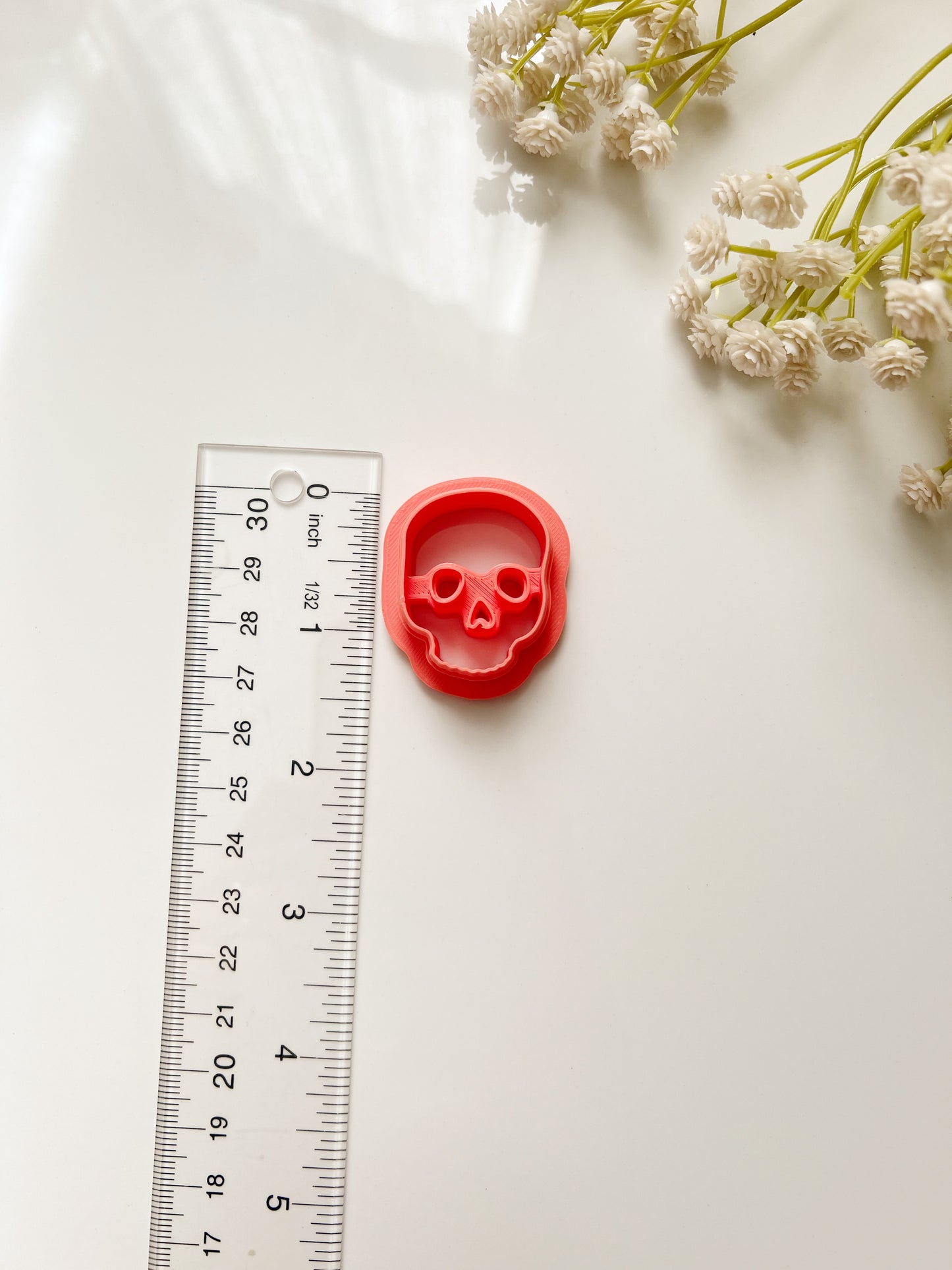Skull Embossed Clay Cutter