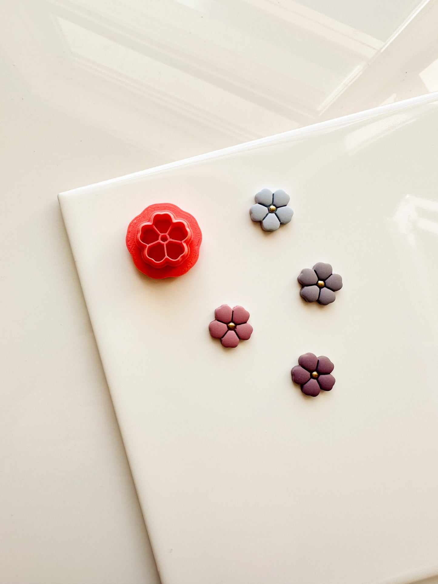 Double Leaf Floral Set Clay Cutter
