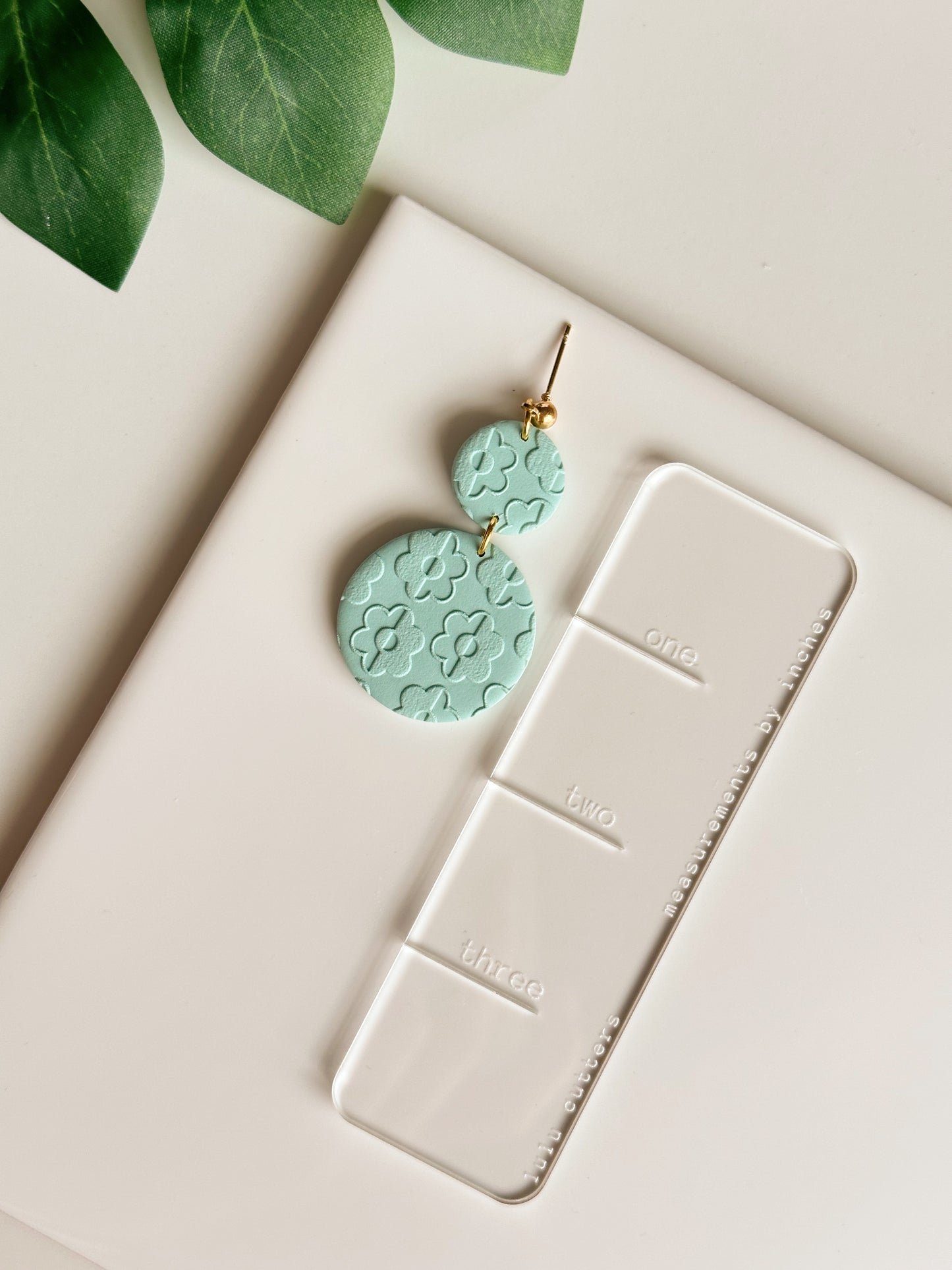 Double Circle Dangle