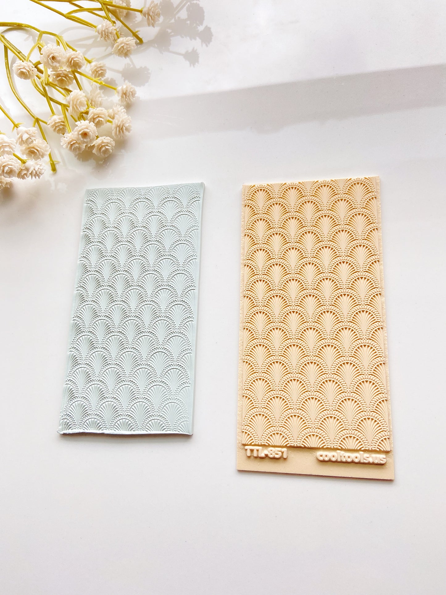 Art Deco Shells Texture Mat