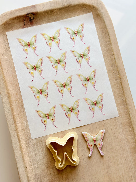 Luna Moth Transfer Sheet