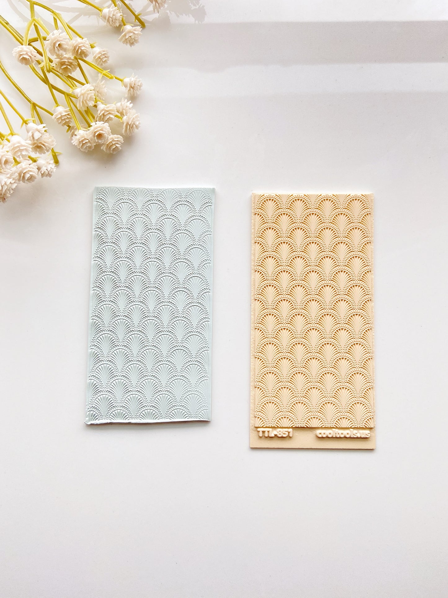 Art Deco Shells Texture Mat