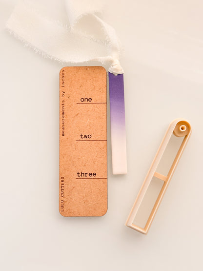 Classic Bookmark With Hole Clay Cutter