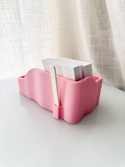 Organic Earring Card Holder 3D Printed